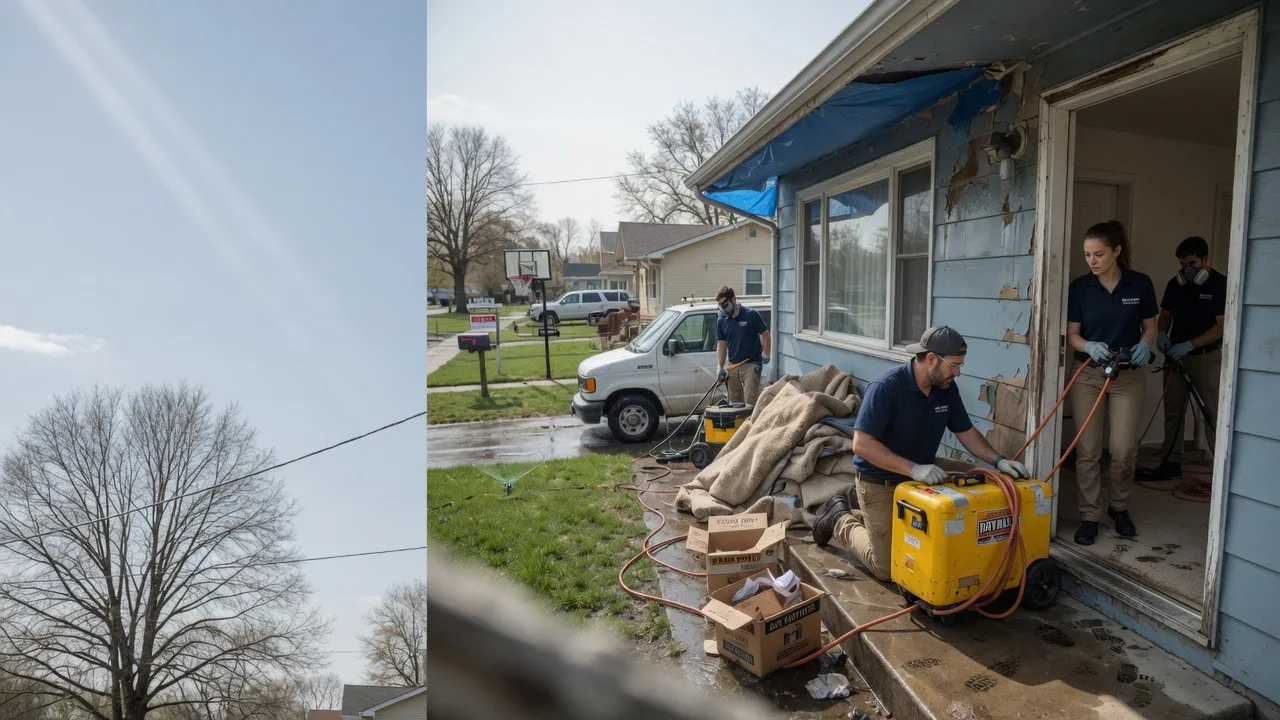Basement Flood Cleanup in Weldon, IL near me